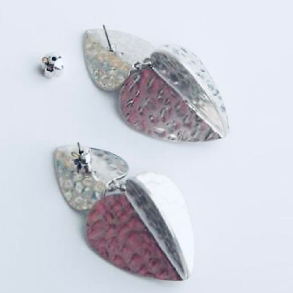 New Kate Spade metal petal drop earrings - Picture 6 of 14